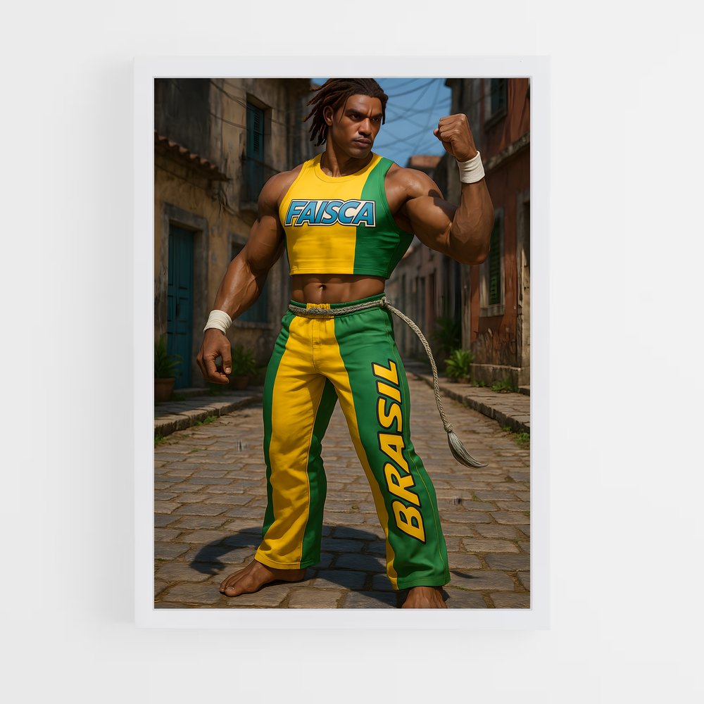 Poster Eddy's Vibe – affiche Capoeira (vue 3)